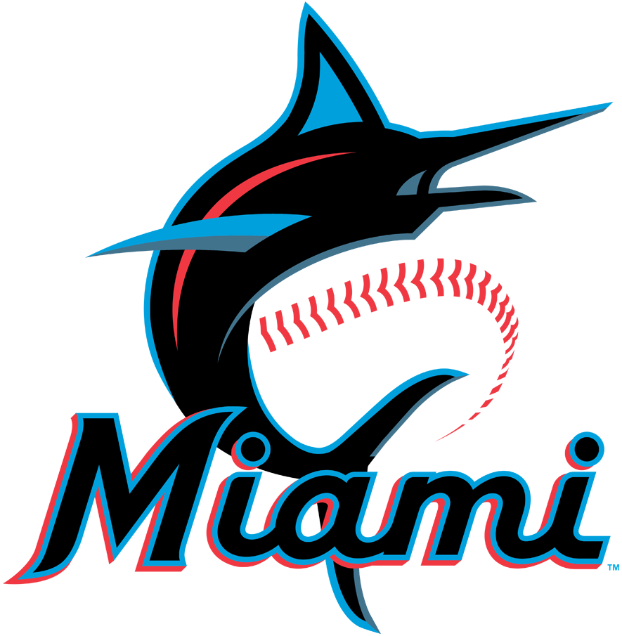 Miami Marlins logos iron-ons